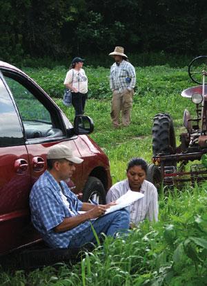 man sitting in front of truck