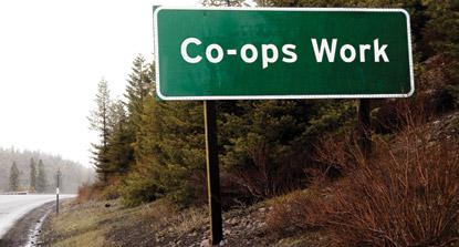 coops work road sign