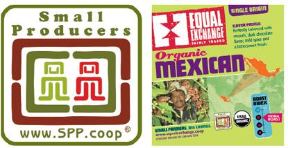 equal exchange packaging and small producers logo